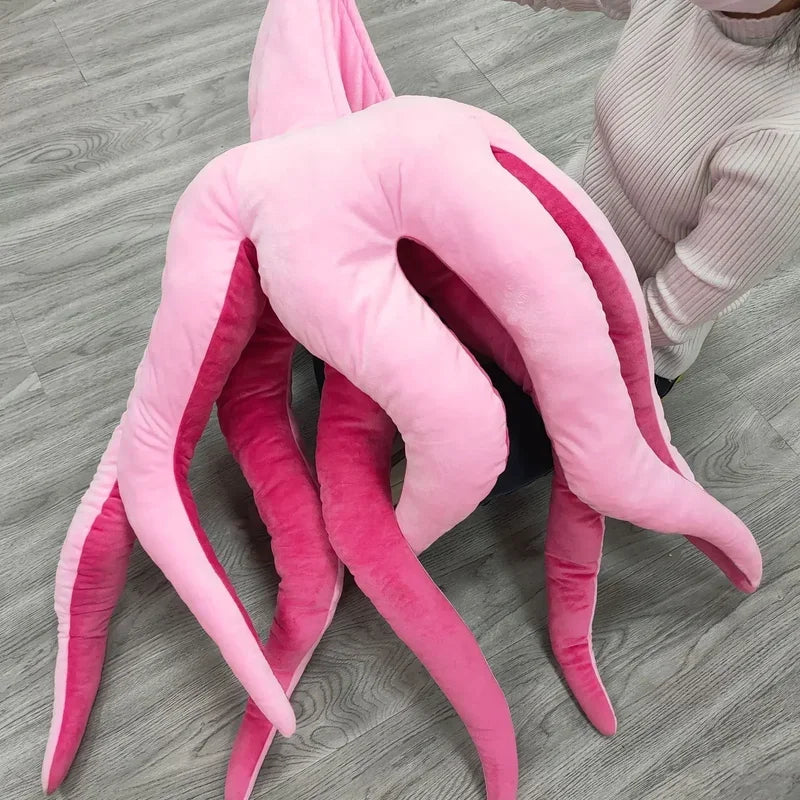 2024 NEW Octopus Cosplay for Newborn Baby Halloween Costumes Pink Cushion Christmas Pillow Romper